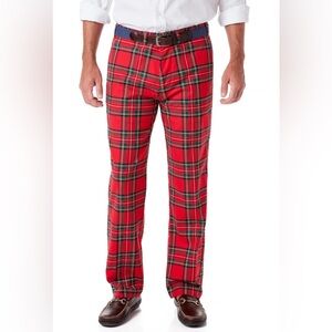 Castaway Nantucket Red Royal Stewart Tartan Plaid Pants